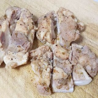 誰でも簡単♪レンチンde鶏の出汁パック蒸し（男子用